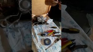 Замена щёток  двигателя от стиральной машинки без пайки
