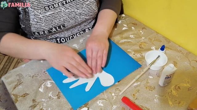 Аппликация "Голуби" смотреть онлайн