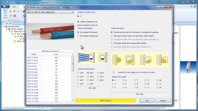 TiSoft ElectricalDesign, Singleline diagrams смотреть онлайн