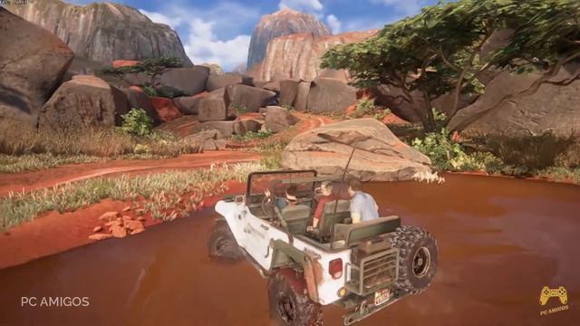 UNCHARTED 4 GAMING TEST ON LOW END PC || car driving scenes смотреть онлайн