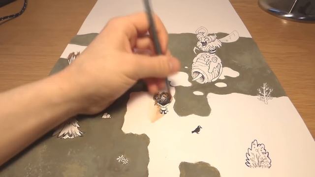 I turned 'Don't Starve' into an Anamorphic Drawing смотреть онлайн