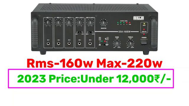 Ahuja All Amplifier price 2023 | ahuja Mono Amplifier price in india смотреть онлайн