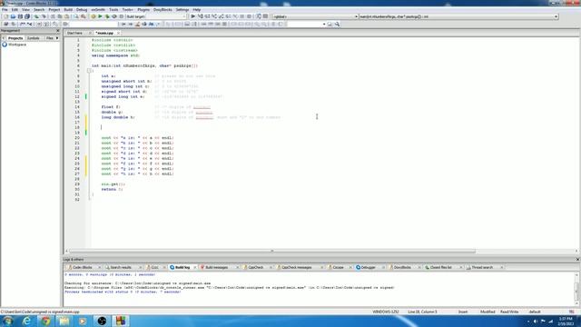 C++ Unsigned vs.Signed [10] смотреть онлайн