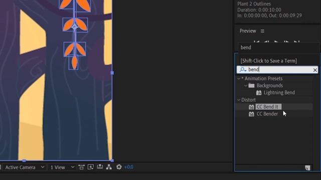 Swaying Plants in After Effects смотреть онлайн