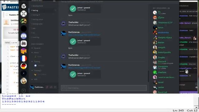 [Python] Messing with discord.py смотреть онлайн