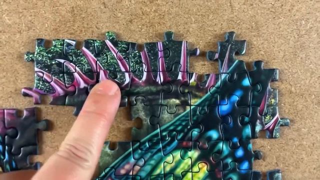 Building the 9000 PIECE Magical Dragon Forest puzzle - part 1 смотреть онлайн