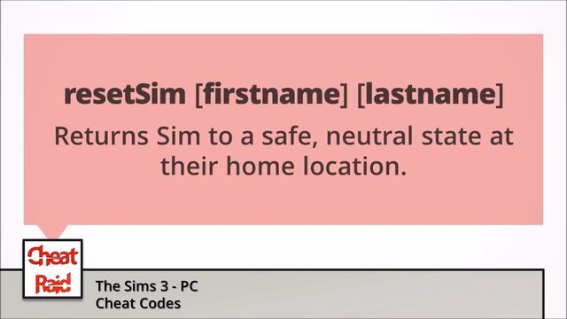 The Sims 3 Cheat Codes | PC смотреть онлайн