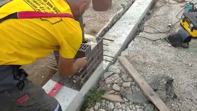Устройство кладки кирпичного столба смотреть онлайн
