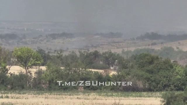 Работа расчета ПТУР в районе Угледара. смотреть онлайн