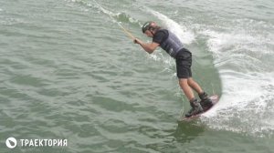 Как разворачиваться на лебедке на вейкборде. Видео урок