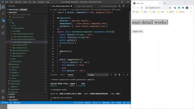 Angular Complete Series | ngStyle and ngClass Binding | Part 15 | Angular11+ смотреть онлайн