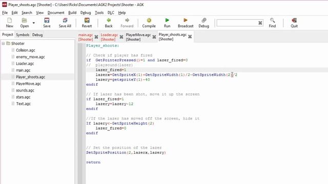 AppGameKit Tutorial #05 - Making a simple Shooter Game Part 2 смотреть онлайн