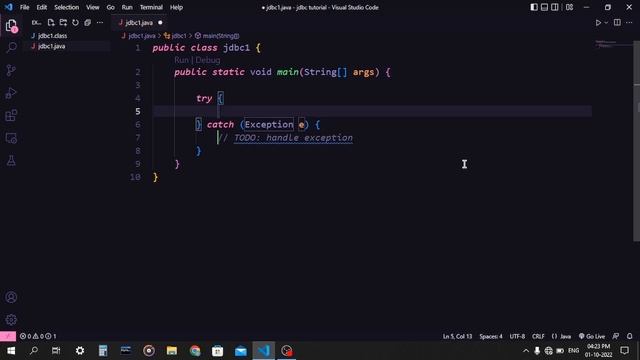 Steps to connect our JDBC program with our database #3 | Java Database Connectivity | Database смотреть онлайн