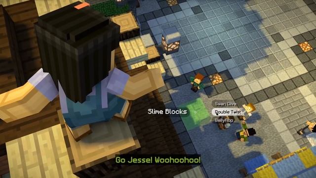 Slime Diving - All Options & Dialogues - Minecraft: Story Mode Season 2 Episode 1: Hero In Residenc смотреть онлайн