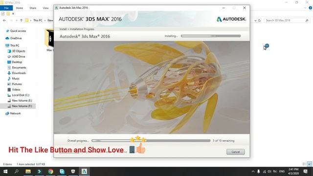 3DS MAX 2016 Complete Installation in HIndi/install krny ka tarika/install 3ds max/how to install смотреть онлайн