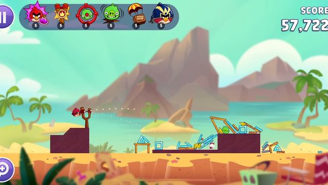 Angry Birds Reloaded: Bacon Beach - Level 2 (3 Stars) IOS Gameplay Walkthrough (HD) смотреть онлайн