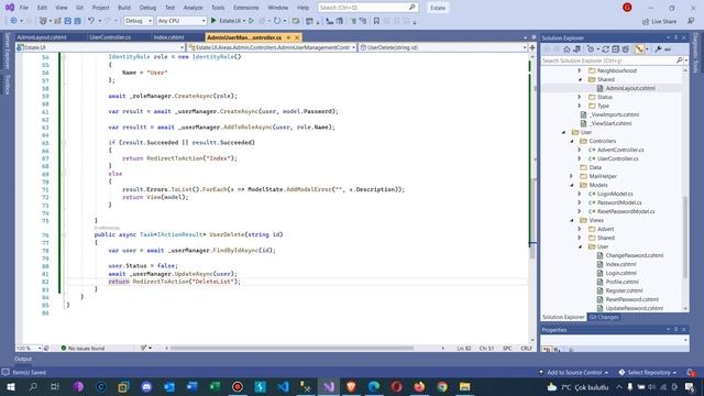 .Net Core 5.0 ile Emlak Sitesi - Admin Paneli Kullanıcıların Engellenmesi смотреть онлайн