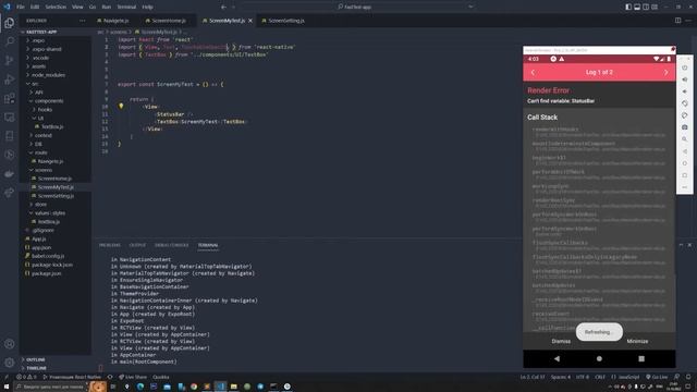 Урок 2. React Native Expo ReactNavigation смотреть онлайн