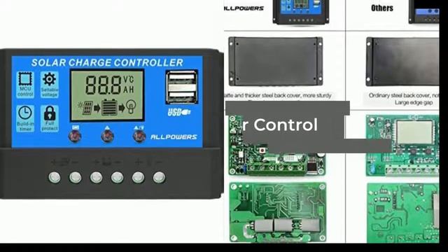 Solar Charger Control Circuit - Solar Panel Battery Charge Controller Switching Circuit