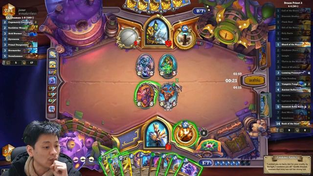 LilightHS KAZAKUSAN Dragon Priest เด็คเสถียรสุด | Hearthstone ไทย смотреть онлайн