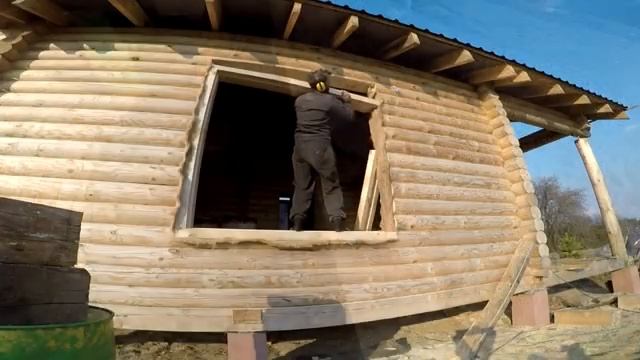 Окосячка своими руками в деревянном доме смотреть онлайн