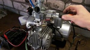 Запуск двигателя для мопеда Альфа 110 152FMH