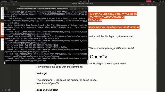 How to install OpenCV on Linux: Step-by-Step guide - STEPS are in DESCRIPTION смотреть онлайн