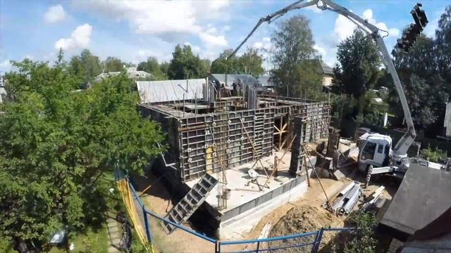 Монолитный железобетонный дом . Цена за 1 кв.м 8450 руб коробка . Monolithic . смотреть онлайн