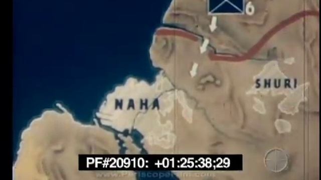 OKINAWA - INVASION OF THE RYUKYU ISLANDS 1945 WWII COMBAT FILM IN COLOR 20910