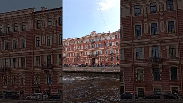 Санкт-Петербург типичный Питер СПб теплоход катер река по реке набережная речной трамвай осень 2023 смотреть онлайн
