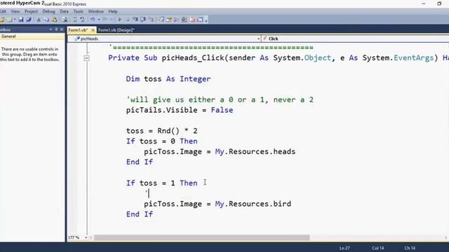 Visual Basic 2010 ~Heads Or Tails App смотреть онлайн