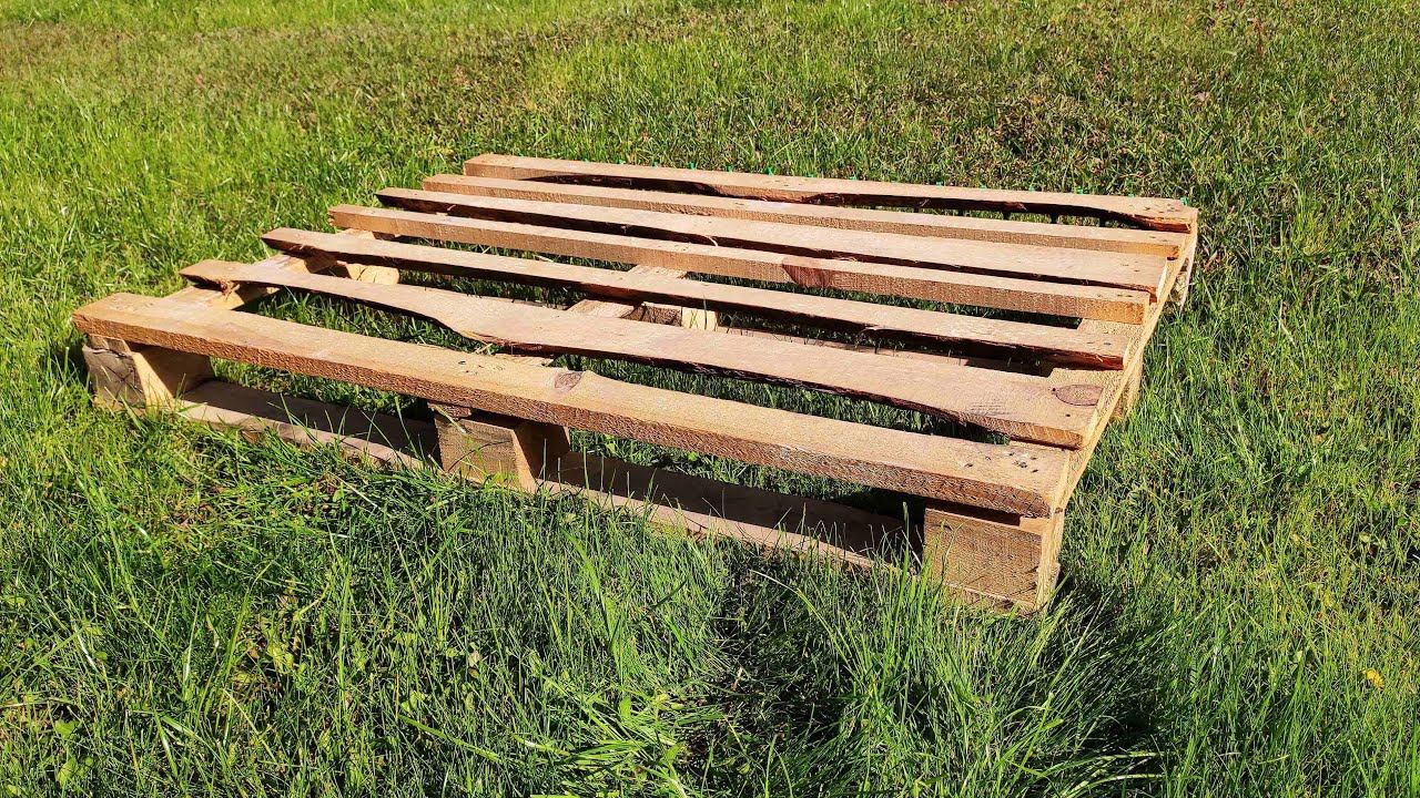 НЕ ВЫБРАСЫВАЙТЕ строительный поддон! Блестящая идея, каждый может ее повторить смотреть онлайн