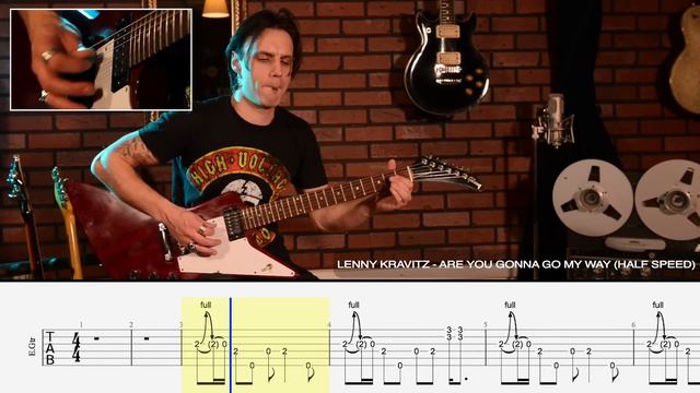 How to Play "Are you Gonna Go my Way" by Lenny Kravitz - Legendary Riff #14 смотреть онлайн