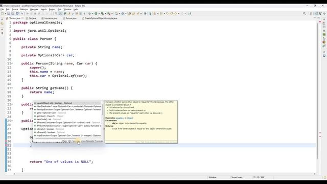 Java8 | 62 | Handling null pointer exception using Optional class | Tamil смотреть онлайн