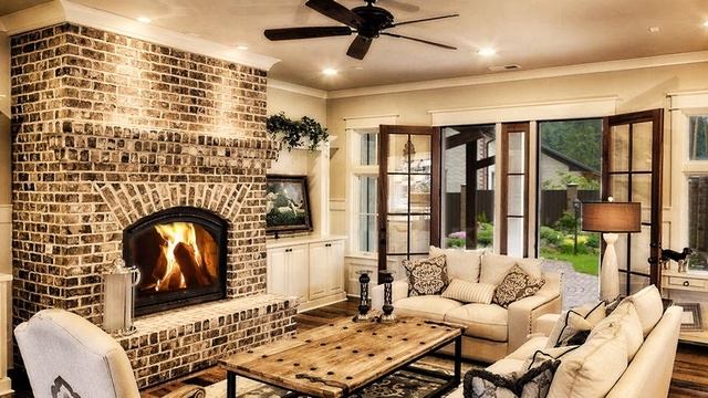 Проект камина из кирпича для дома Красивая атмосфера смотреть онлайн