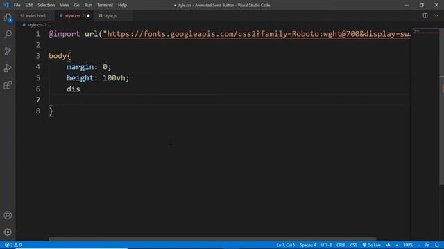 Click To Send Animated Moving Send Button With HTML & CSS | Web Tech смотреть онлайн