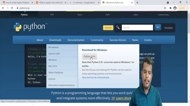 How to install jupyter Notebook without using Anaconda on windows 10 OS [Tamil] смотреть онлайн