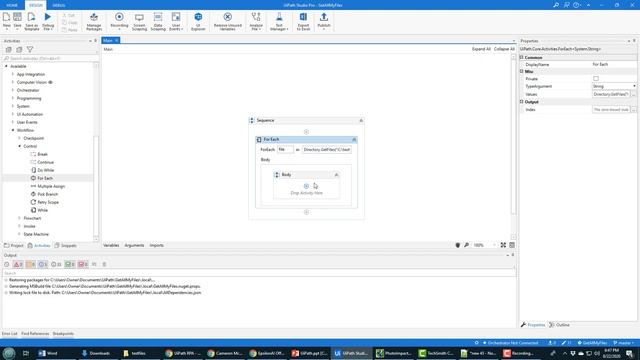 Get All Files in a Directory with UiPath Directory.GetFiles Example смотреть онлайн