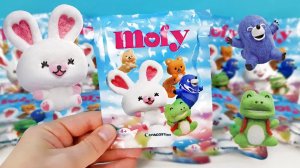 Сюрпризы в пакетиках MOFY от DeAgostini! Бархатные игрушки по мультику МОФИ Surprise unboxing