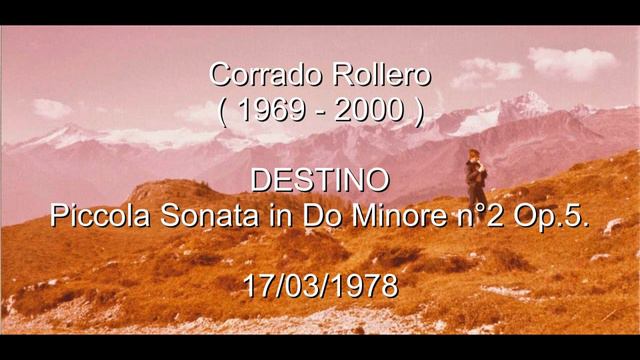 CORRADO ROLLERO : " DESTINO " смотреть онлайн
