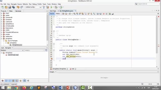 Utilización de la clase String en java смотреть онлайн