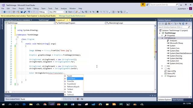 C# tips and tricks 15 - How to add text watermark to an image using C# смотреть онлайн