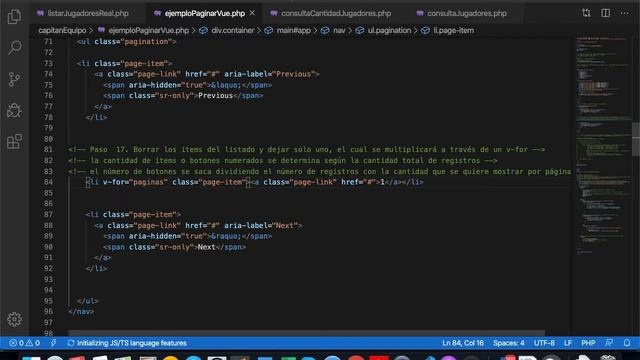 paginación con Vue Js. Parte 3 - Cambio de consulta para tablas en PHP a VUE смотреть онлайн