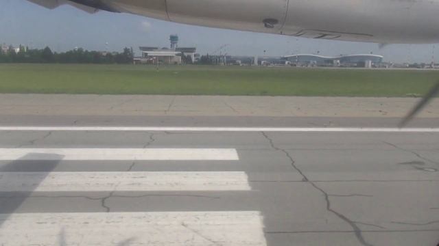 Arrival at Henri Coandă Airport, Bucharest, Romania with Aerospatiale/Alenia ATR 72 in Full HD смотреть онлайн