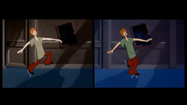 Scooby Doo - Season 1 & 2 (L&R) side-by-side comparison (1969 & 1970) смотреть онлайн