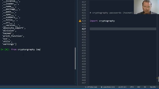 Python Basics Tutorial Cryptography Hazmat ******Warning****** || Data Encryption смотреть онлайн