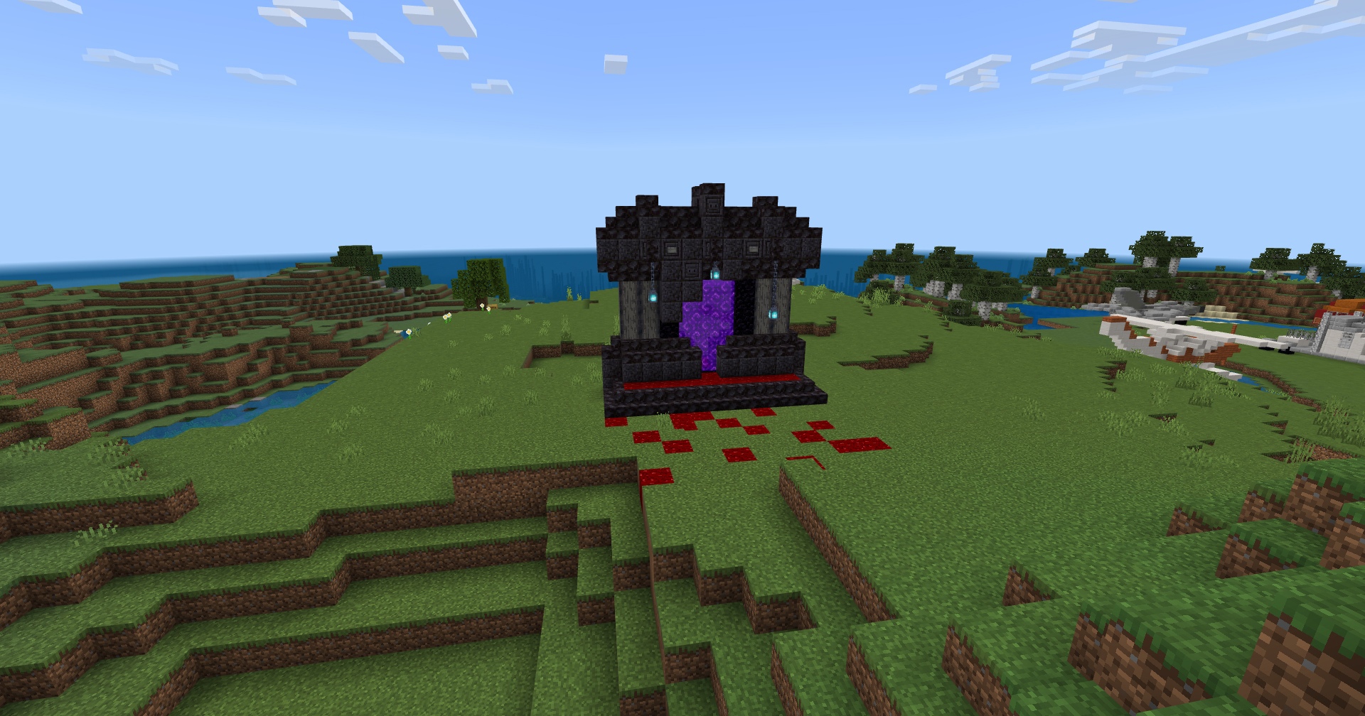 Как красиво оформить ПОРТАЛ в МАЙНКРАФТЕ смотреть онлайн