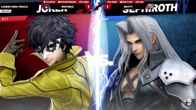 Castle Siege 54 - Top Cut LSF - Wisteria (Joker) vs Nutty (Sephiroth) смотреть онлайн