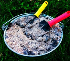 Гасим золу уксусом. Правильно готовим зольный раствор