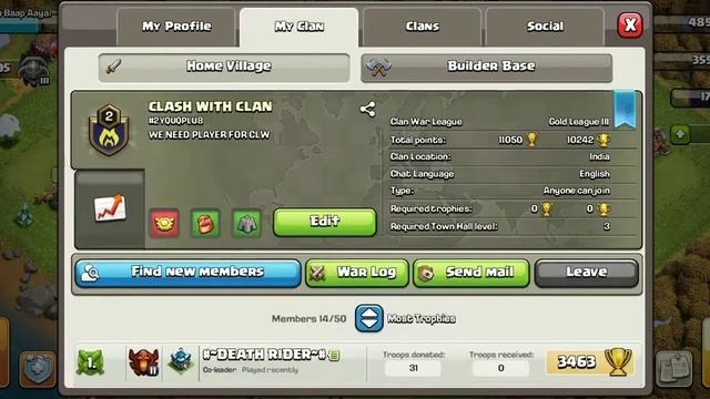 please come to my clan for CLW clan id #2YQUQPLUB смотреть онлайн